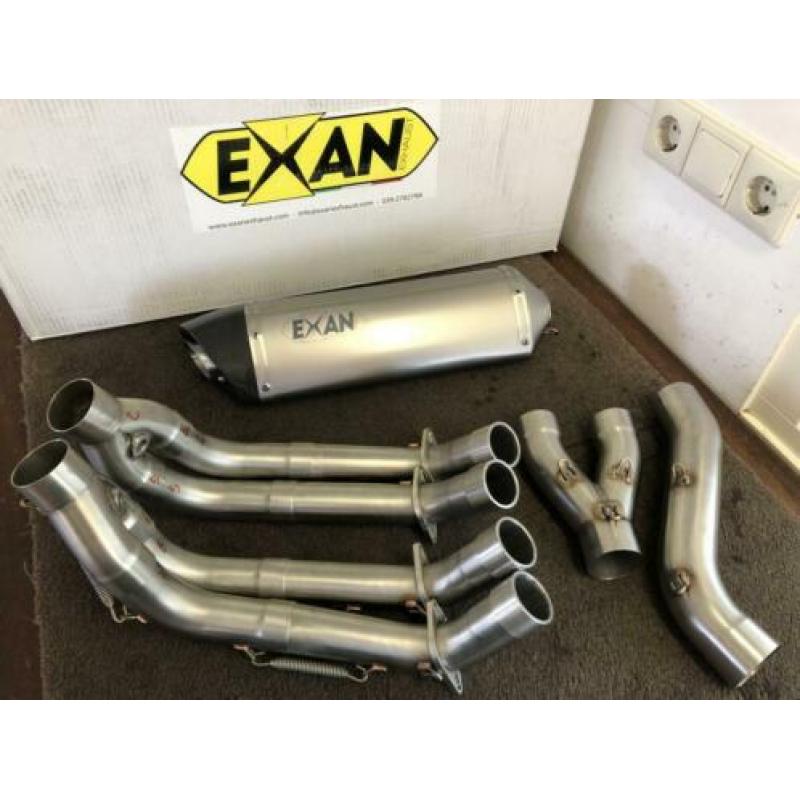 Exan Titanium X-Black Oval uitlaatsysteem YZF-R6 2008-2019