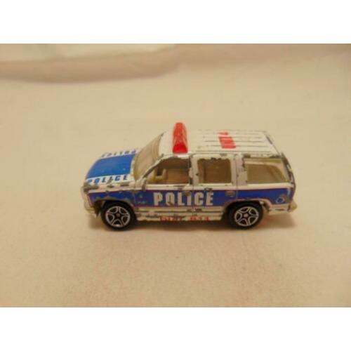 Chevrolet Tahoe 1997 politie unit 4 1:67 Matchbox