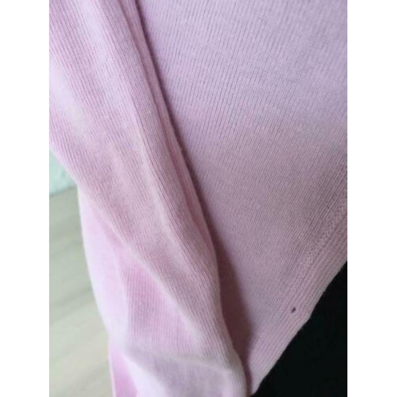 Roze vestje united colors of Benetton maat 38 inclusief verz
