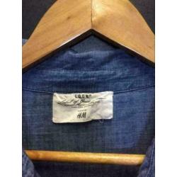 H &m denim tuniek, maat; m/l