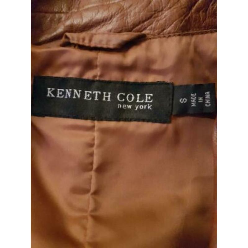 KENNETH COLE leren jasje
