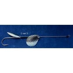 BU 4 set van 2 stuks gehamerde Bullock Baars - Snoekspinners
