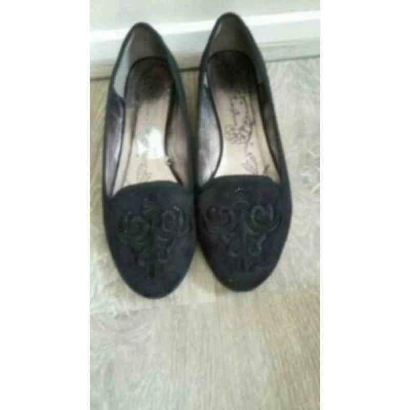 Keurige nette zwarte loafers instap moccasin schoen