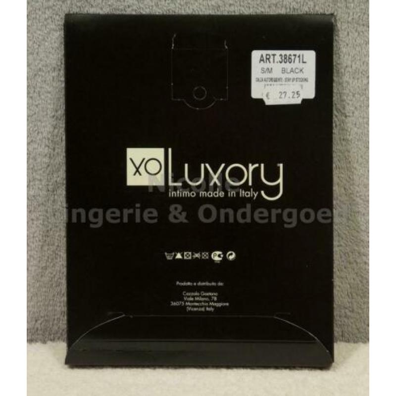 Nieuwe !! XoLuxory Stay Up Panty met diamantje S-M (304)