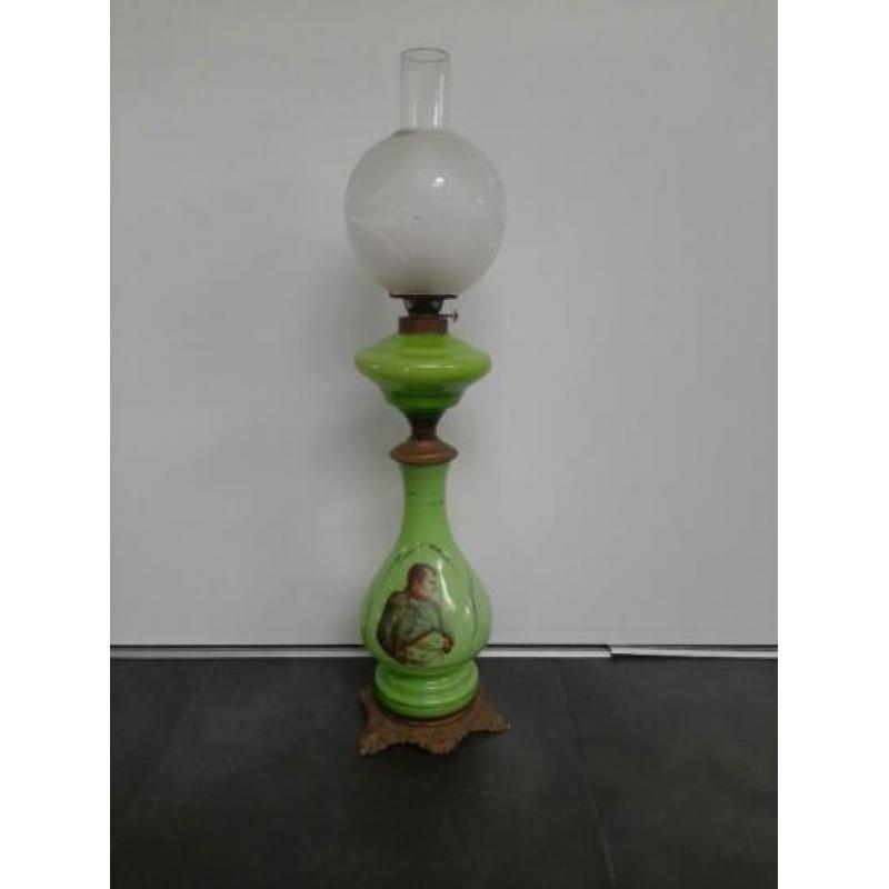 Glasgeblazen olielamp