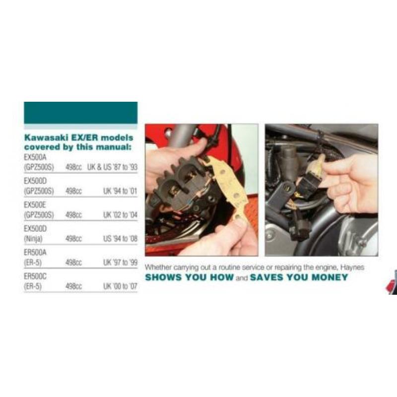 Kawasaki EX500 (GPZ) + ER 500 (ER-5) 1987 - 2008 Gratis verz