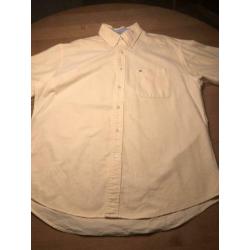 Tommy Hilfiger overhemd blouse. Maat: L. Kleur: Geel.