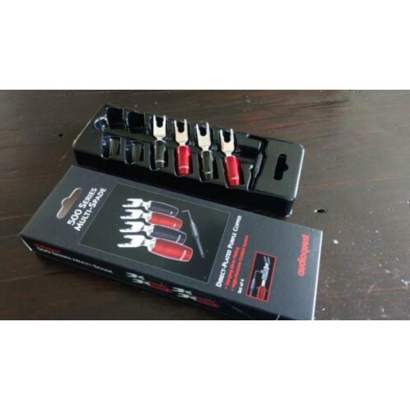 Audioquest 500 serie multi spade - 4 stuks NIEUW