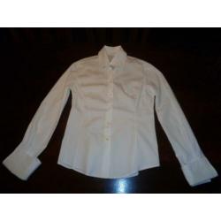 GIANMARCO FERRE witte blouse met prent rugpand