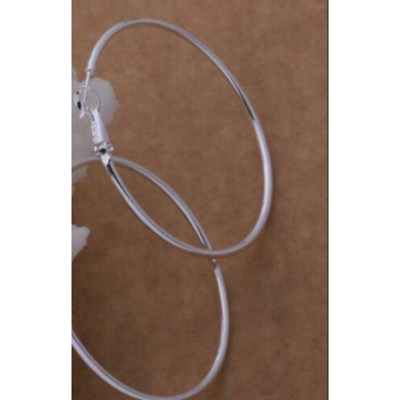 8cm-hoops-creolen-zilver 925-nieuw-8cm