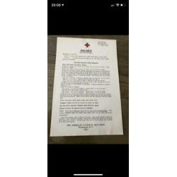US Red Cross pamflet ww2 homefront