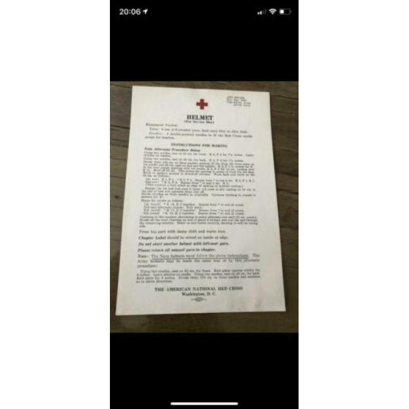 US Red Cross pamflet ww2 homefront