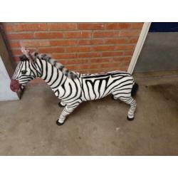 Pluche zebra knuffel dier