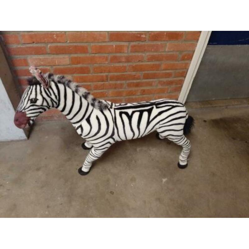Pluche zebra knuffel dier
