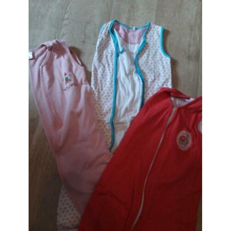 Meisjes babyslaapzak 9x