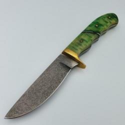 Handgemaakt Gekleurd Been Bushcraft Allround mes