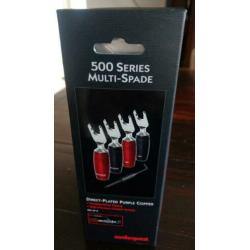 Audioquest 500 serie multi spade - 4 stuks NIEUW