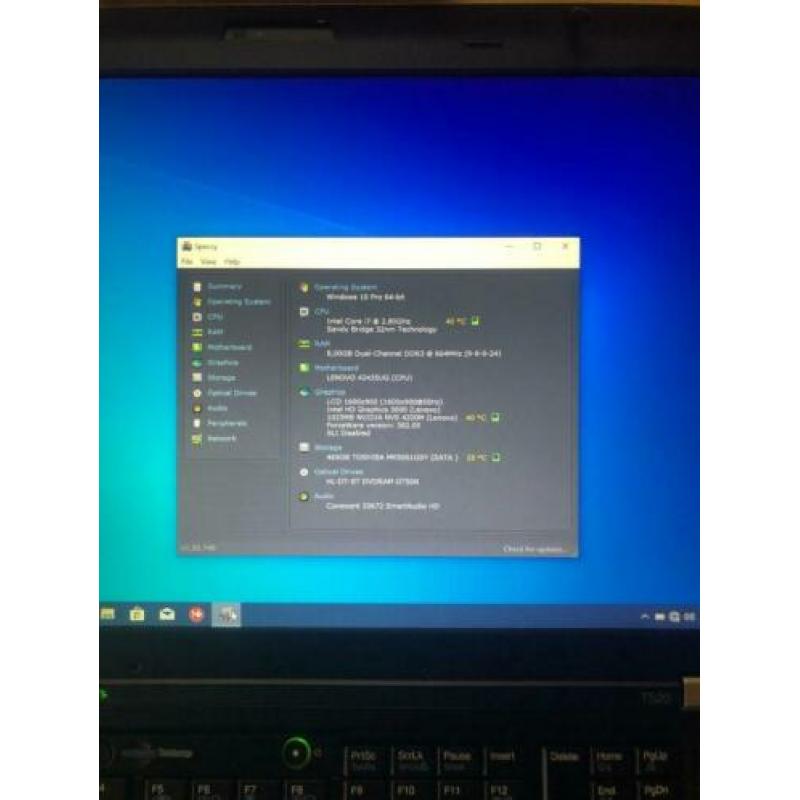 Laptop Lenovo Thinkpad T520 i7