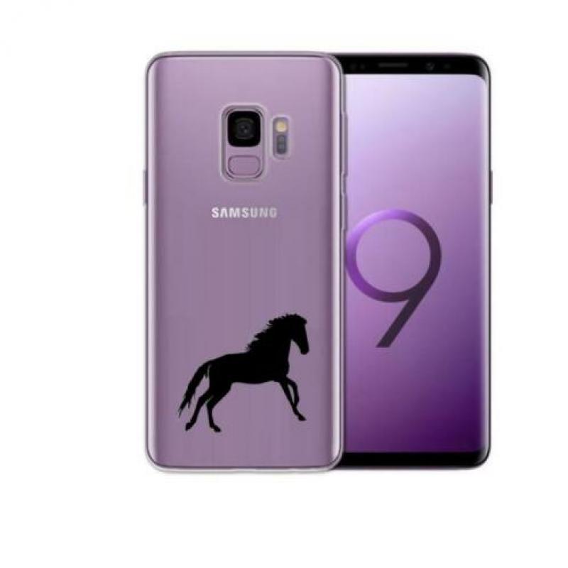 Samsung Galaxy S8-S10 E Transparante cover hoesjes paard