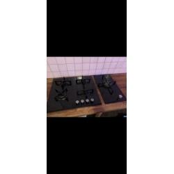 Professionele horeca afzuigkap + gasplaat