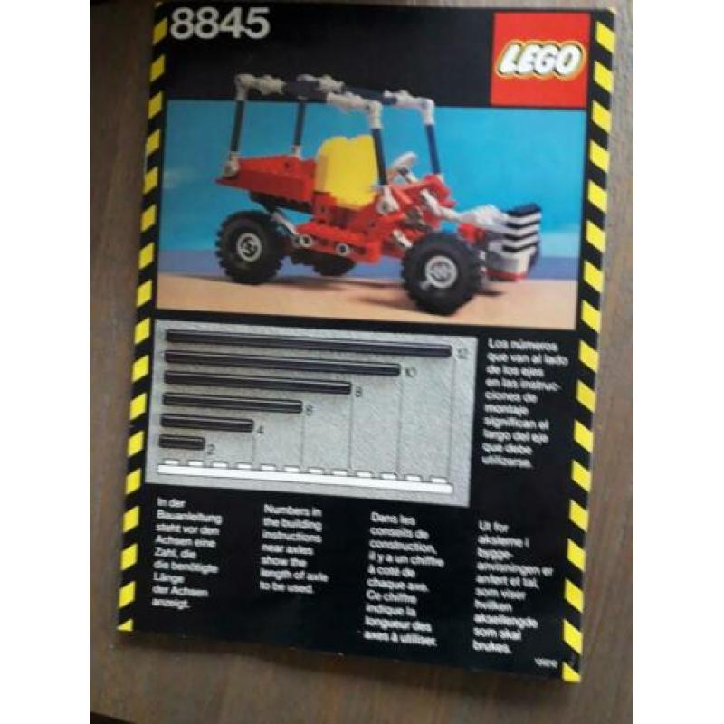 Vintage Technisch Lego Dune Buggy. Nr 8845 in originele doos