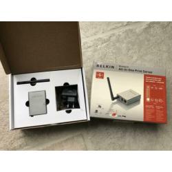 Belkin print server all in one nieuw in doos