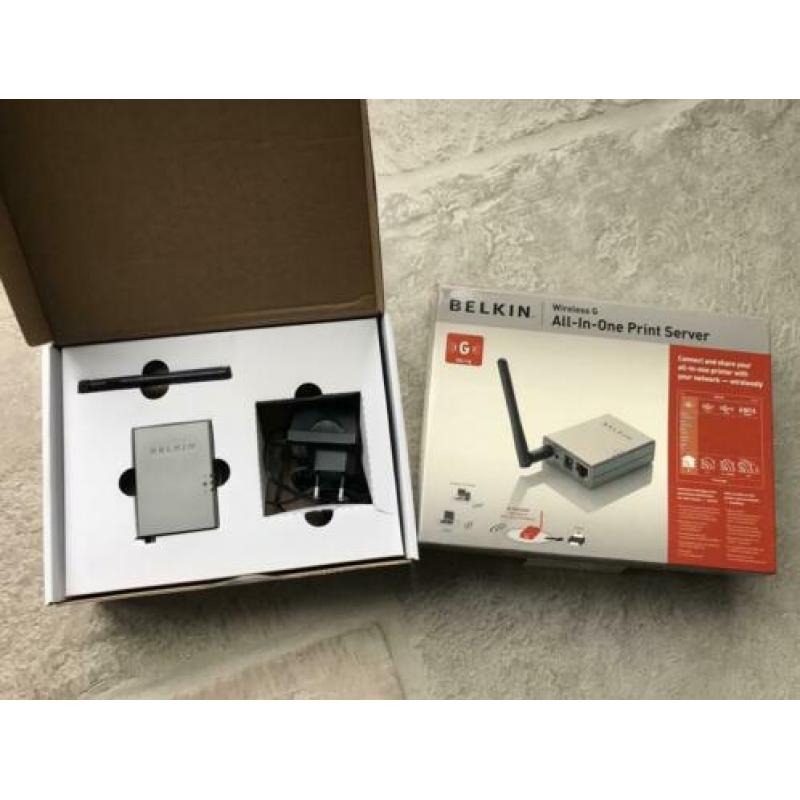 Belkin print server all in one nieuw in doos