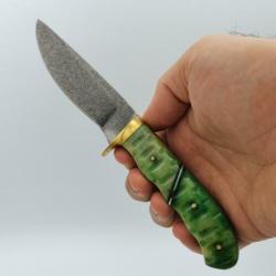 Handgemaakt Gekleurd Been Bushcraft Allround mes