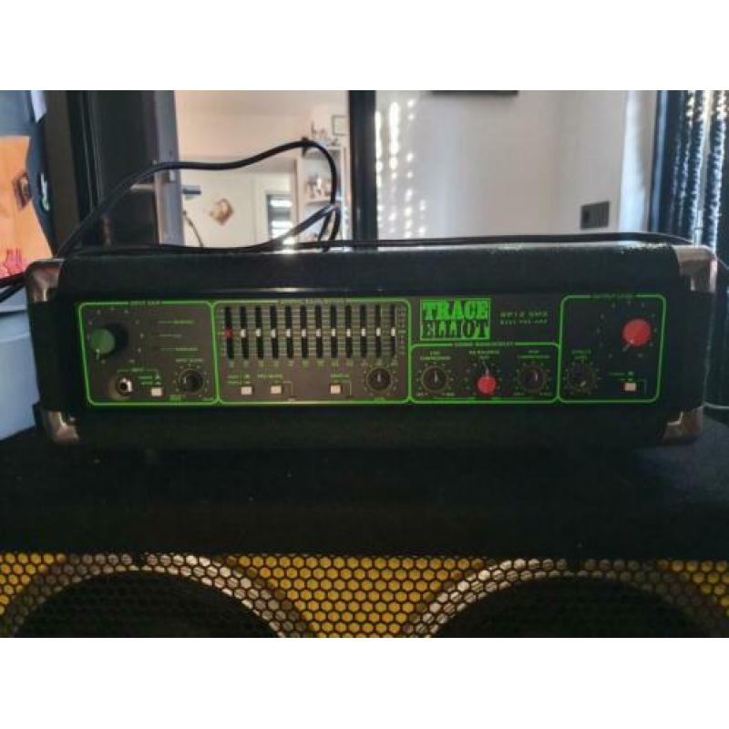Trace Elliot GP12 SMX + Behringer BB410 ( basversterker )