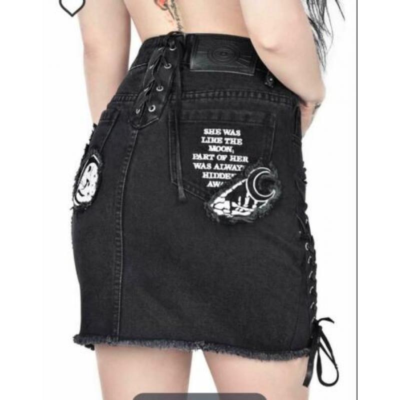 Killstar phased out denim skirt