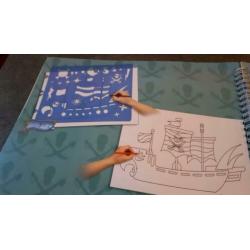 tekenboek Caribbean Pirate Artist