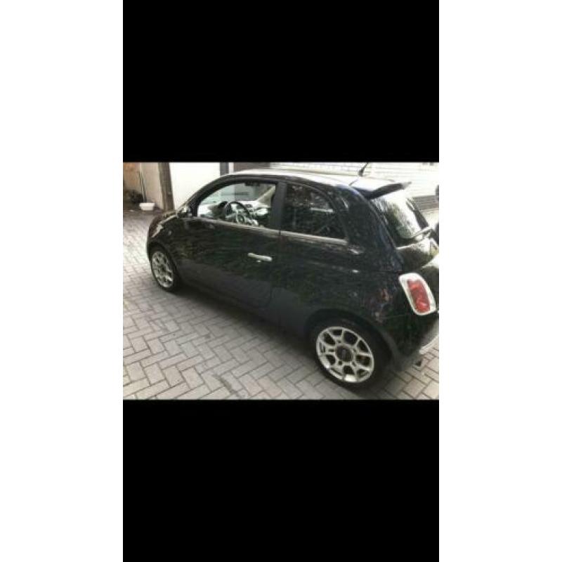 Fiat 500 1.4 16V C 2007 Zwart