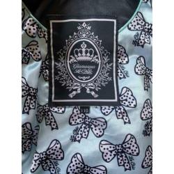 Mooi Le Chic blauw leren jasje