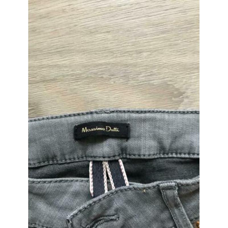 Grijze spijkerbroek Massimo Dutti maat 38