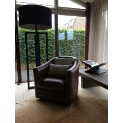 Lederen fauteuil fauteils stoelen