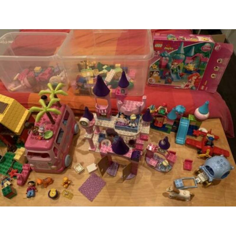 Duplo sets Assepoester, Dora, Ariël & Boerderij
