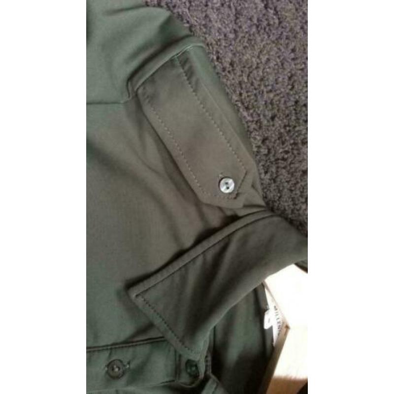 Comfort blouse legergroen maat S of 36