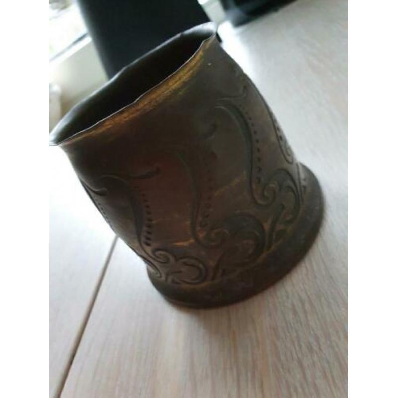 Koperen potje