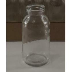 Mini glazen flesjes 10 cm met of zonder kurk p/st.