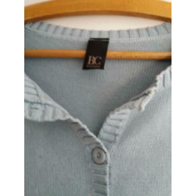 Vest licht blauw / ijsblauw merk Best Connections maat 38