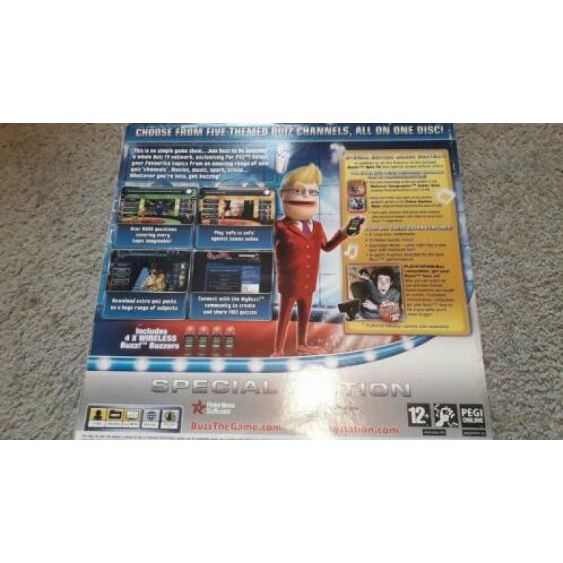 Te Koop BUZZ quiz tv PlayStation 3.