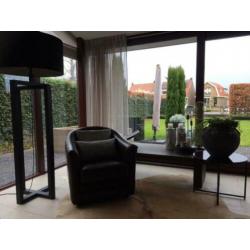 Lederen fauteuil fauteils stoelen
