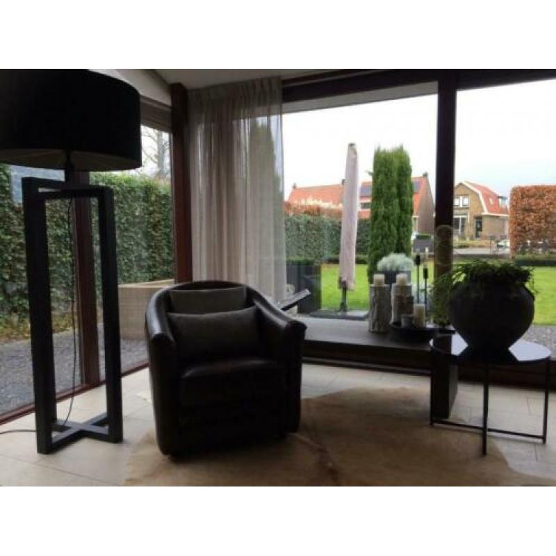 Lederen fauteuil fauteils stoelen