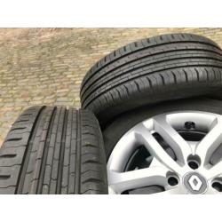 NIEUWE 16” Renault Clio IV velgen + Conti 195/55 R16 (8mm)