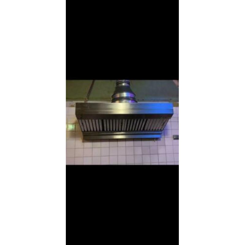 Professionele horeca afzuigkap + gasplaat
