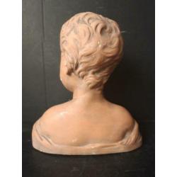Oude ,vintage buste van kindje,