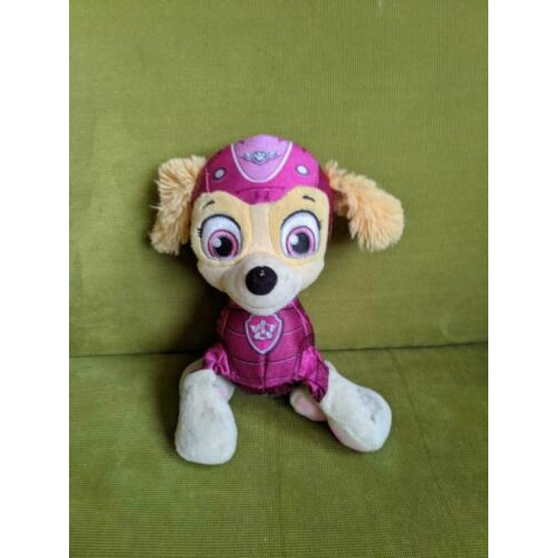 Chase en Sky knuffels (paw patrol, 15 cm)