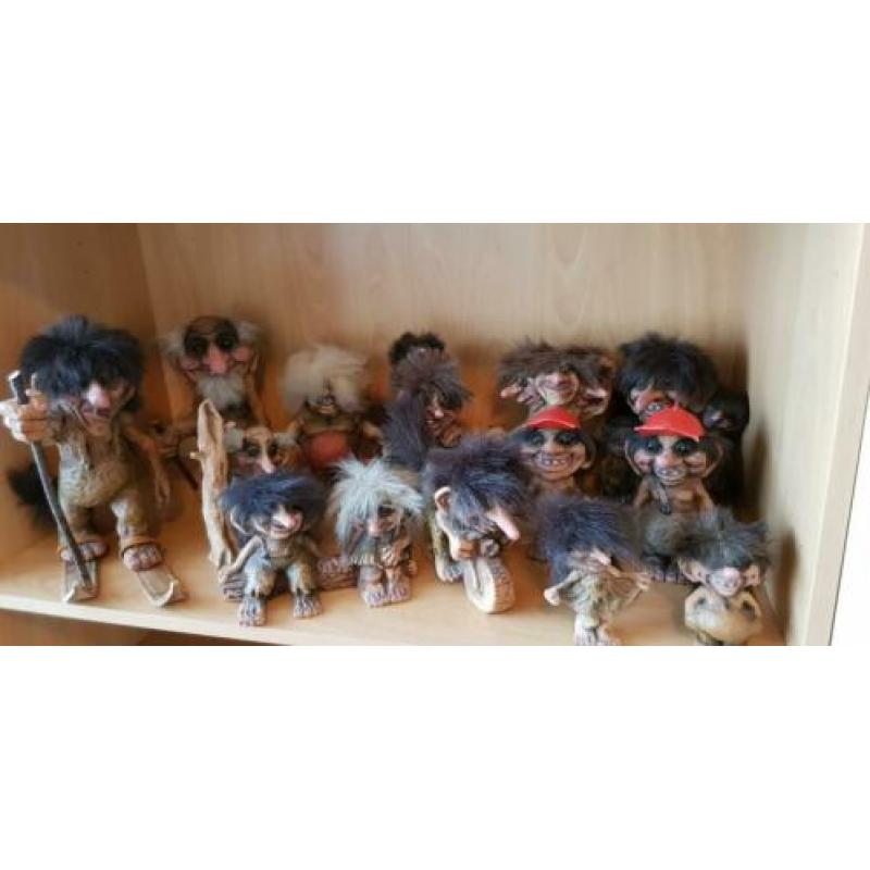 Noorse Trollen 14 stuks verschillende figuren