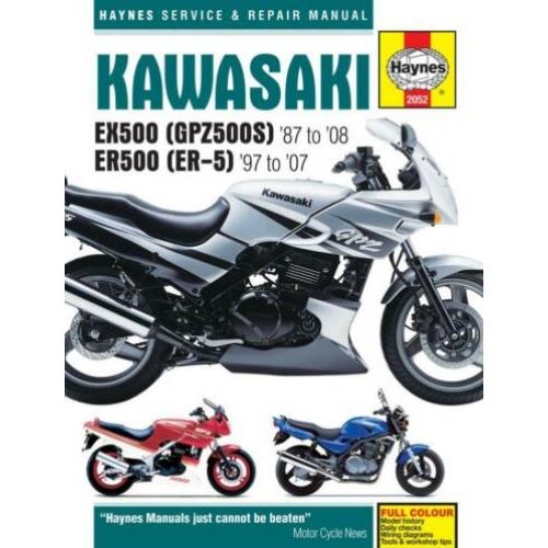Kawasaki EX500 (GPZ) + ER 500 (ER-5) 1987 - 2008 Gratis verz