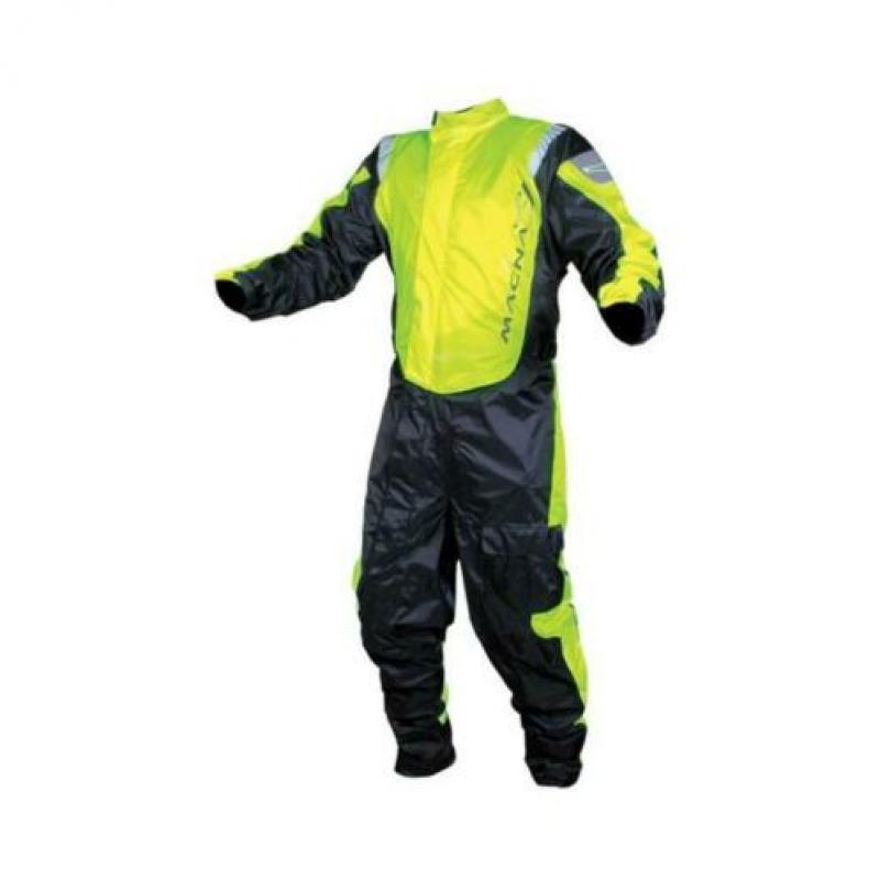 Regenoverall regenpak MACNA Hydra fluo geel, oranje, zwart